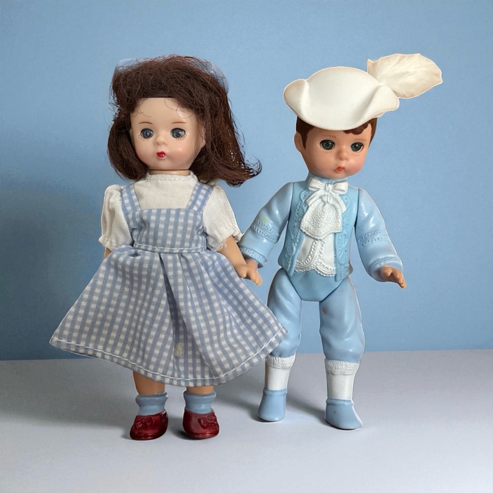 Set of 2 Vintage Alexander Dolls Dorothy and "Prince Charming" Dolls